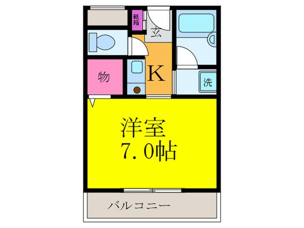 ベルリーフ西田の物件間取画像